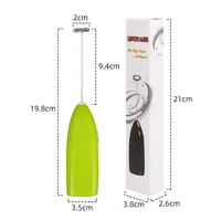 Mini-blender à café portable en plastique, prix bas, vente en gros d'usine, logo personnalisé, boîte cadeau, pour latte, cappuccino, 2023