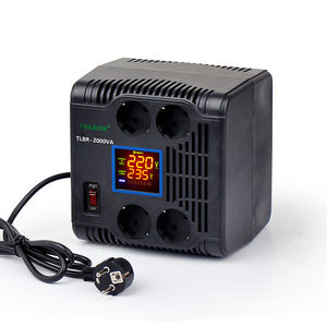 Estabilizador de voltagem da tomada euro, tipo relé 220vac TLAR-600VA - Product Image 1