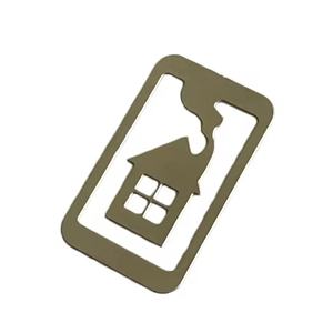 Marcapáginas de Metal de Acero Inoxidable de Alta Calidad con Diseño Personalizado de Logotipo, Clip para Libros con Broche a Presión para Regalos Publicitarios - Product Image 5