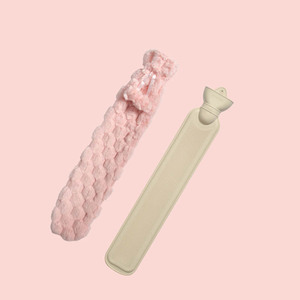 Bouteille d'eau chaude <span class=keywords><strong>auto</strong></span>-chauffante en caoutchouc personnalisée en usine avec housse en peluche douce, chauffe-mains, sac d'eau chaude - Product Image 6