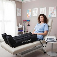 Dispositivo de Compresión Secuencial Profesional de 4 Cámaras CE para Prevenir Coágulos Sanguíneos, Recuperación Rápida, Circulación Sanguínea, Masajeadores de Piernas