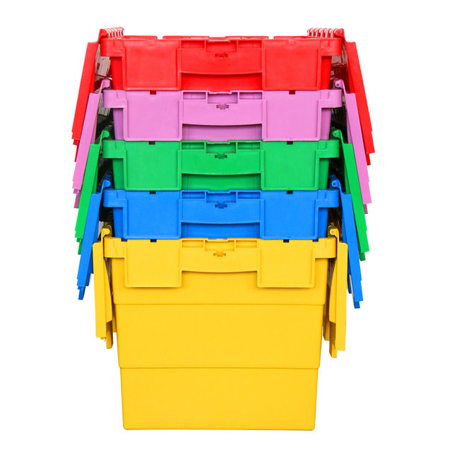 600*400*315mm Heavy Duty Plastic Turnover Storage Crate Tote New Heavy Duty Design for Efficient Storage Management