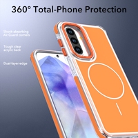 Étui de téléphone magnétique robuste et résistant pour Samsung Galaxy A16, double couche, protection antichoc, coque de protection mobile