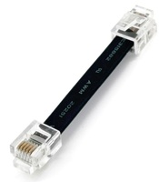 Shenzhen OEM Ul20251 26awg kabel komunikasi datar, kabel Data datar 8c 4 pasang 100mm Rj45 8p8c 8c