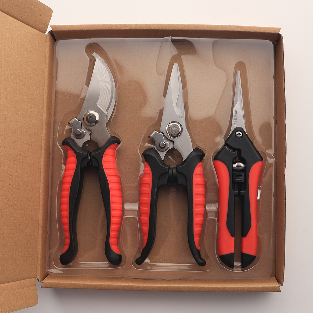 3-piece set red-black