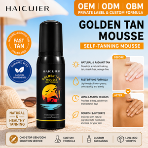 HAICUIER OEM&ODM <span class=keywords><strong>Mousse</strong></span> <span class=keywords><strong>autobronzante</strong></span> instantanée longue durée, hydratante, spray bronzant pour le <span class=keywords><strong>corps</strong></span> - Product Image 1
