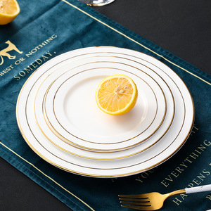 Plats occidentaux en céramique blanche pour une utilisation dans un restaurant d'hôtel sous une assiette - Product Image 2