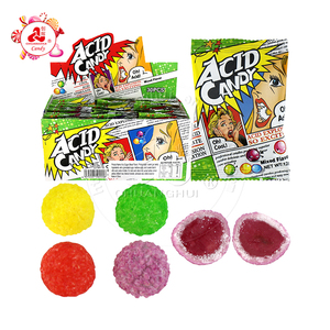 Broma Crujiente Ácido Caramelo Azúcar Recubierto Frutas amargas Caramelo de goma - Product Image 1