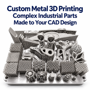 Services d'impression 3D, impression 3D en métal, technologie SLM, acier inoxydable, alliage de titane, prototypes, précision numérique 0,01 mm - Product Image 1