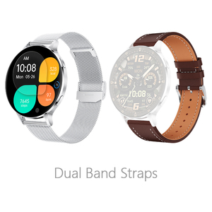 Montre intelligente 1,75 pouce AMOLED Montre connectée Homme Femme <span class=keywords><strong>Fac</strong></span> Prix Alliage d'aluminium Bracelet de fitness Appel BT Oxygène sanguin - Product Image 4