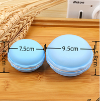 Boîte à bonbons en plastique en forme de macaron en gros, boîte à cadeaux pour fête de mariage, boîte à cadeaux pour macarons, boîte de rangement pour bonbons