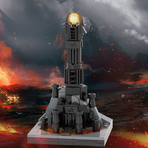 MOC1547 186 Piezas El Anillo <span class=keywords><strong>Barad</strong></span>-Dûr, Bloques de Construcción Creativos MOC, Colección de Películas, Juguetes de Construcción DIY para Niños - Product Image 1