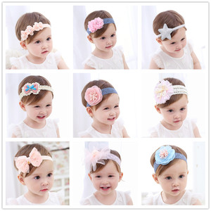 Fascia per <span class=keywords><strong>capelli</strong></span> per neonati con fiocco in pizzo, stile giapponese e coreano, accessori per <span class=keywords><strong>capelli</strong></span> per bambini, fiocco in pizzo a forma di fiore, fascia per <span class=keywords><strong>capelli</strong></span> da principessa - Product Image 1