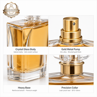 Perfume de Marca Privada, Aroma Personalizado, Sin Alcohol, Perfume en Roll-on, 50ml 100ml, OEM ODM, Botella de Vidrio