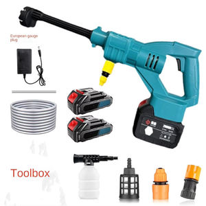 ปืนฉีดน้ำล้างรถไร้สาย มอเตอร์ไร้แปรงถ่าน ใช้รดน้ำต้นไม้ในบ้าน พกพาสะดวกอเนกประสงค์ แบตเตอรี่ลิเธียม - Product Image 4