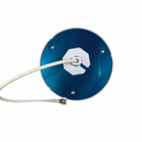 Antenne DAS large bande 2G 3G 4G 5G omnidirectionnelle à polarisation verticale pour plafond intérieur 698-3700 MHz avec connecteur N femelle