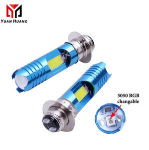 Ampoules de phare de <span class=keywords><strong>moto</strong></span> LED H4 H6 BA20D COB Chips H7 H6 BA20D H4 P15D 6000K 800LM RGB Lumière de scooter blanche Accessoires de <span class=keywords><strong>moto</strong></span> - Product Image 2