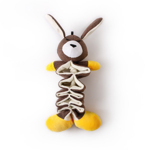 Wholesaler Interactive Crumpled Dog Chew Toys <b>Squeaky</b> Stuffed Animal for Training Teeth Cleaning Plush Toys for Relieving - Product Image 4