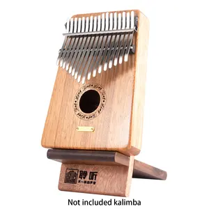 Bằng Gỗ Cầm Tay Kalimba Phiên Chủ Đứng Ngón Đàn Piano Hiển Thị Đứng Giá Đỡ Cho Kalimba, Hỗ Trợ OEM