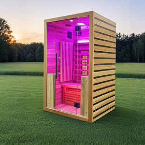 Prix d'usine personnalisé cabine de douche extérieure bain de vapeur sec humide pruche cèdre rouge sauna chambres avec <span class=keywords><strong>massage</strong></span> corporel - Product Image 3