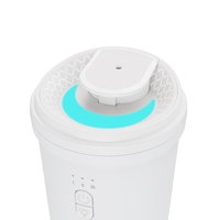 Mini machine à parfum électrique portable de luxe en gros Diffuseur sans eau rechargeable avec lumière ambiante pour voitures Design en plastique