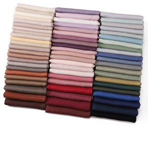 Sharut mới cao cấp phương thức Rayon bông khăn choàng hijab Trọng lượng nhẹ khăn mềm Malaysia đồng bằng màu tinh khiết khăn quàng cổ truyền thống khăn choàng - Product Image 5