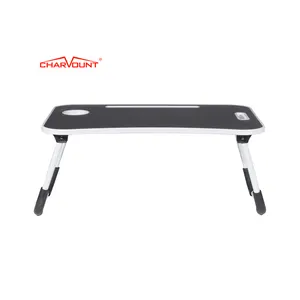 Bed Table Laptop Desk Charmount Study Table Folding BLACK Foldable Laptop Stand Commercial Furniture Computer Desk Home Office