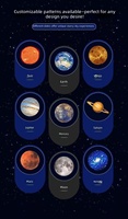 Projecteur d'ambiance créatif de luxe inspiré des planètes multiples, veilleuse LED tendance en ABS, faite à la main, avec ciel étoilé et lune