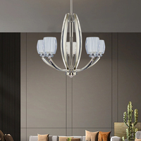 Lustre suspendu de luxe en verre moderne pour salon, décoration intérieure ETL