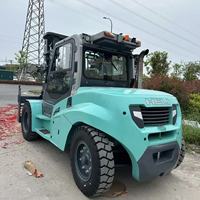 Chariot élévateur diesel HELI 10 tonnes avec cabine, hauteur de levage 4,5 m, moteur Isuzu d'origine japonaise, chariot élévateur robuste pour usine sidérurgique