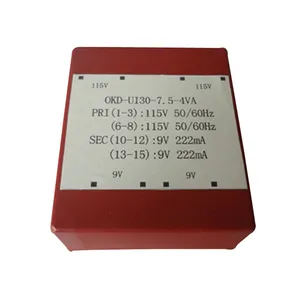 50Hz-60Hz Transformer vacuum impregnated epoxy encapsulated UI output Transformer