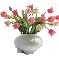 Buket Bunga Tulip Parrot Artificial Real Touch 48cm, 3 Tangkai Bunga Karet Lembut untuk Dekorasi Pernikahan, Rumah, dan Vas