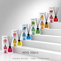Diffuseur de parfum Loris OEM 120 ml avec logo et emballage personnalisés pour les propriétaires de marques