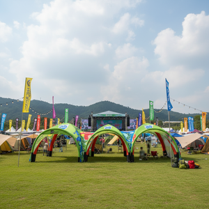 Tentes dôme gonflables étanches <span class=keywords><strong>à</strong></span> LED pour <span class=keywords><strong>l</strong></span>'extérieur, vente en gros, tentes flottantes X Canopy accrocheuses pour événements sportifs - Product Image 3