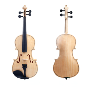 Violín Acústico 4/4 <span class=keywords><strong>de</strong></span> <span class=keywords><strong>Color</strong></span> Madera con Acabado Brillante, con Estuche, Arco y Puente, Tamaños Versátiles para Principiantes <span class=keywords><strong>de</strong></span> Todas las Edades - Product Image 1
