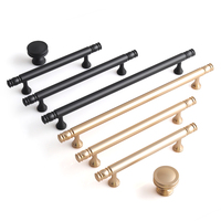 Poignées de meuble modernes de luxe en alliage d'aluminium pour armoire, commode, tiroir, cuisine, chambre à coucher, décoration intérieure