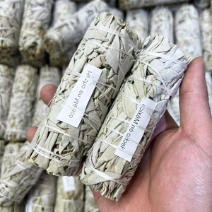 Bán buôn Trắng Sage số lượng lớn Smudge hương thanh hữu cơ California Trắng Sage bó với lá - Product Image 4