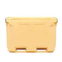 Conteneur en plastique LLDPE isotherme de 700 L, fabrication moderne par rotomoulage, glacière pour poissons et produits aquatiques, empilable, pour aliments, vin et canettes