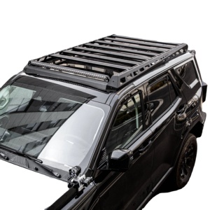 Rak Atap Aluminium Alloy 100kg untuk <span class=keywords><strong>Toyota</strong></span> & Jeep, Rak Atap Kargo Cocok untuk <span class=keywords><strong>Toyota</strong></span> Land Cruiser Prado <span class=keywords><strong>Hilux</strong></span> / Jeep Wrangler Gladiator - Product Image 3