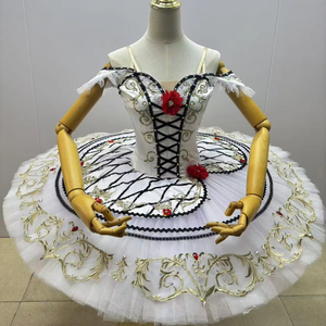 Tutù di balletto da ragazza con Pancaked tutù di balletto da donna <span class=keywords><strong>bianco</strong></span> di nuova fabbrica - Product Image 1
