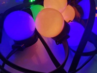 Adressable RGB RGBW LED Pixel Ampoule Guirlande Lumineuse 50mm LED Pixel Lumière SPI/DMX512 Étanche DC12V DC24V IP68 Led Point