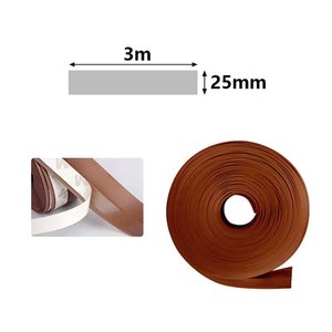 * Uscita * parasole adesiva per porte 3 metri x 25mm isolamento termico e tiraggio parasole colore marrone-casa e - Product Image 3