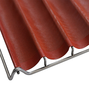 Bandeja de silicona perforada antiadherente comercial para baguettes, molde de acero inoxidable para hornear, herramientas de repostería - Product Image 4