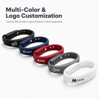 Bracelet en silicone NFC réglable, réutilisable et étanche, NTAG213 13,56 MHz RFID ISO SIKA SK20005, mini-étiquette pour contrôle d'accès en hôtel