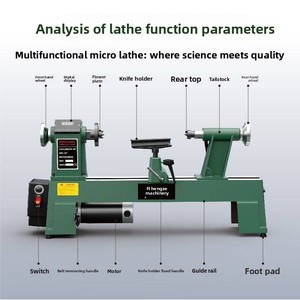 Tour à bois multifonctionnel DIY, mini-outil numérique automatique pour la fabrication de perles en bois à domicile - Product Image 4