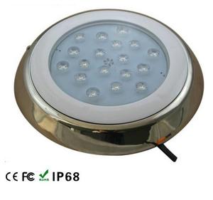 Lampe LED pour piscine IP68 RGB, télécommande, lampe sous-marine, corps en plastique, 18W AC 85-265V, éclairage portable pour piscine - Product Image 2