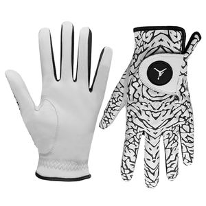 スポーツとハンドゴルフギア用UV保護付きカスタムロゴ通気性左手ゴルフ手袋 - Product Image 2