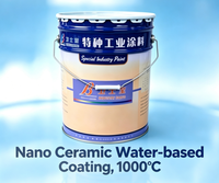 Pintura Epoxi Nano a Base de Agua, Resistente a Altas Temperaturas (1000°C), Revestimiento Industrial Ecológico para Acero de Motor, Aplicación por Pulverización