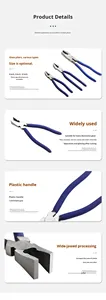 Pince à découper le verre antidérapante en nylon, outils <span class=keywords><strong>pour</strong></span> vitraux, pince à verre à extrémité plate de qualité industrielle, pince à tailler le verre manuelle - Product Image 3