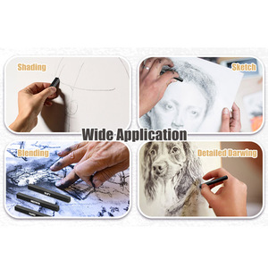 Bloques de Carbón para Dibujo Artístico, Paquete de 6, Herramientas de Dibujo, Barras de Carbón Cuadradas para Dibujo Rápido - Product Image 4